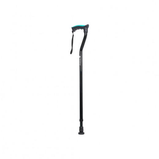 Tynor Walking Stick With Soft Handle-L07 Black - يتم التوصيل بواسطة الصيدلية - خلال ساعتين
