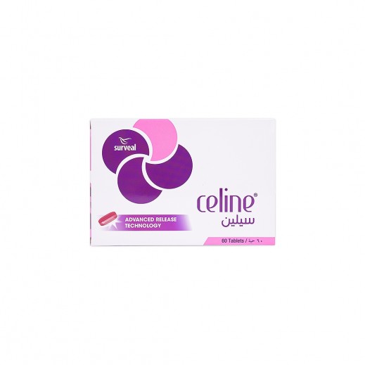 Celine 60 Tablets - يتم التوصيل بواسطة الصيدلية - خلال ساعتين