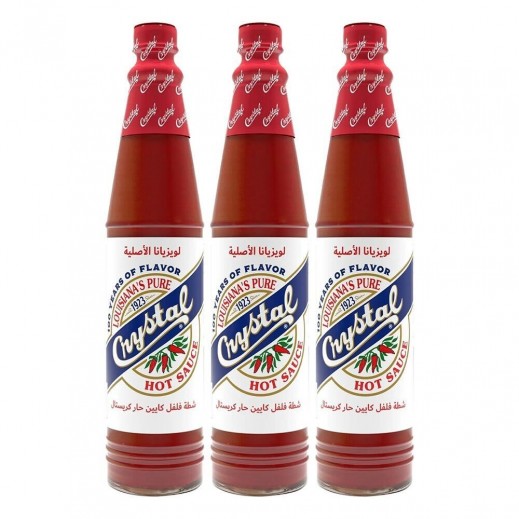 كريستال - شطة لويزيانا الأصلية الحارة 3 × 88 مل