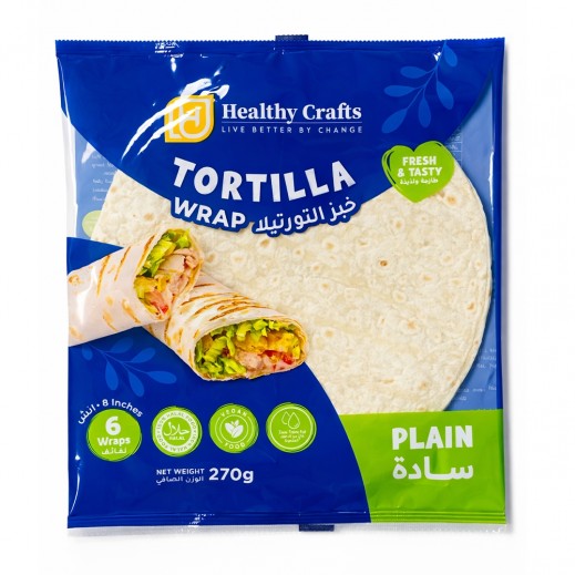 هيلثي كرافتس خبز تورتيلا سادة 270 جم