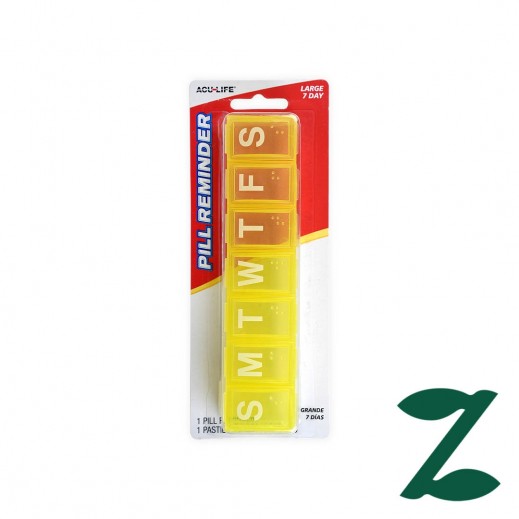 Acu-Life Weekly Pill Reminder Large - يتم التوصيل بواسطة صيدلية فارمازون  - خلال ساعتين