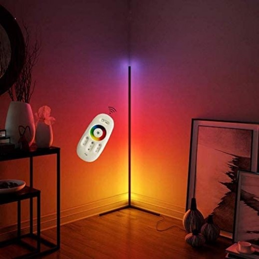 شريط ضوء LED مع حامل وجهاز تحكم عن بعد