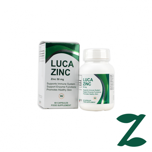 لوكا زنك 50 مجم 60 كبسولة - يتم التوصيل بواسطة صيدلية فارمازون  - خلال ساعتين