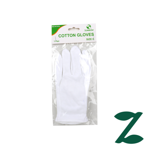 Sumbow Cotton Gloves White 2Pcs-M