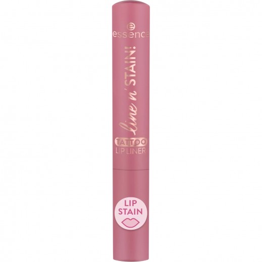 إيسنس - قلم تحديد الشفاه لاين إن ستاين تاتو - 01 وردي طبيعي للجميع