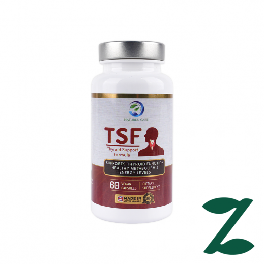 Natures Care TSF-Thyroid Support Formula - 60 Capsules - يتم التوصيل بواسطة صيدلية فارمازون  - خلال ساعتين