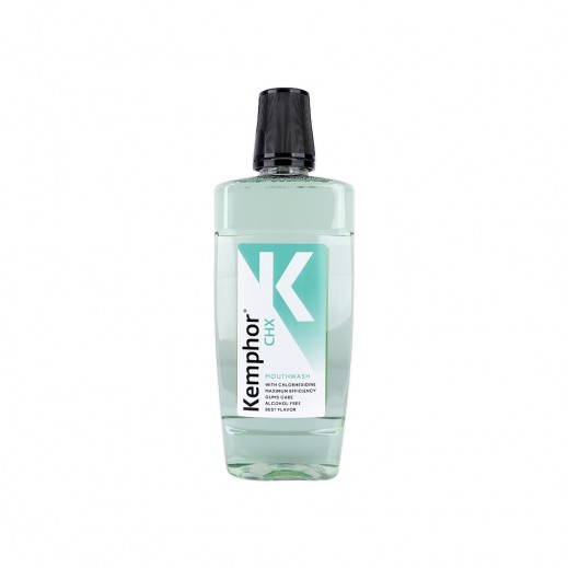 Kemphor CHX Mouthwash 500ml - يتم التوصيل بواسطة الصيدلية - خلال ساعتين