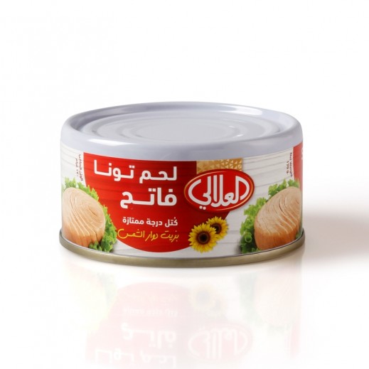 العلالي - لحم تونة سكيب جاك في زيت عباد الشمس 3 × 170 جم - يتم التوصيل بواسطة توصيل فاست