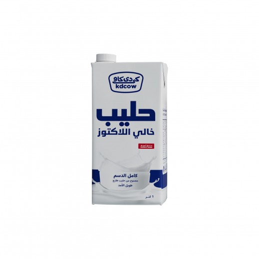 كي دي كاو - حليب طويل الأمد كامل الدسم خالي من اللاكتوز 1 لتر