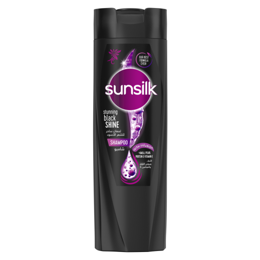 صانسيلك - شامبو لمعان ساحر للشعر الأسود 200 مل