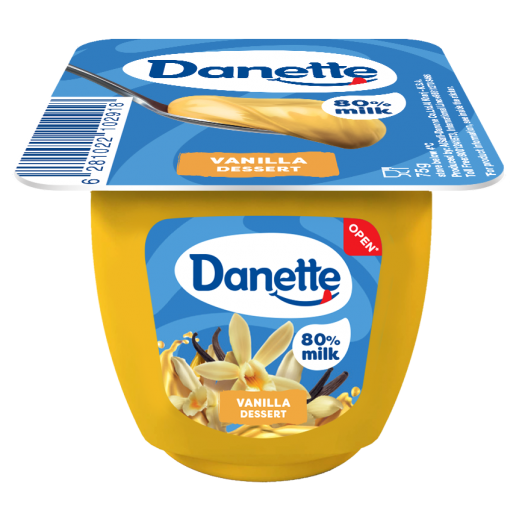 دانيت - حلى بنكهة الفانيلا 90 جم - يتم التوصيل بواسطة توصيل فاست