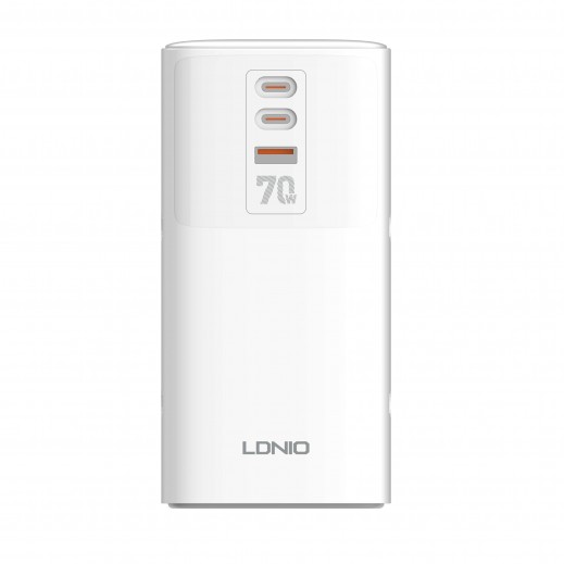 شريط طاقة متعدد الوظائف PD بقوة 70 وات مع منافذ USB - Type C من لدنيو - يتم التوصيل بواسطة توصيل فاست
