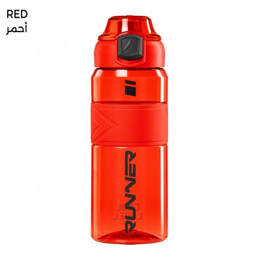 Cool Level Bpa-Free Food Grade Plastic Water Bottle 750ml - Red
