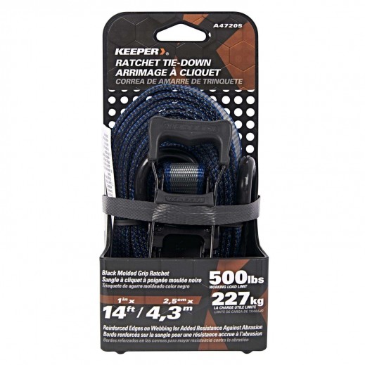 كيبر حزام ربط رمادي بخطافات وزن 500 رطل - يتم التوصيل بواسطة Taw9eel within 1 working day 