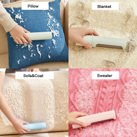 فرشاة تنظيف الوبر وفرو الحيوانات الاليفة القابلة للسحب أساسيات توصيل