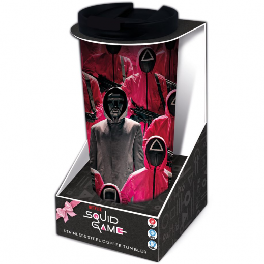 ستور لعبة الحبار كوب مشروبات ستانلس ستيل معزول 425 مل