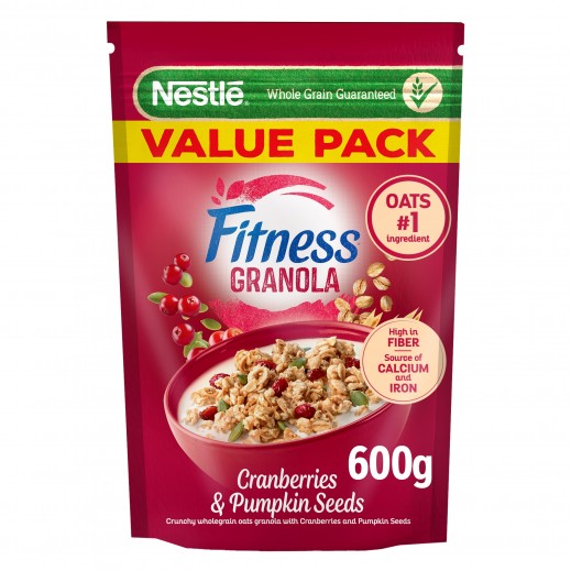 فيتنس جرانولا بالتوت البري وبذور القرع 600 جم