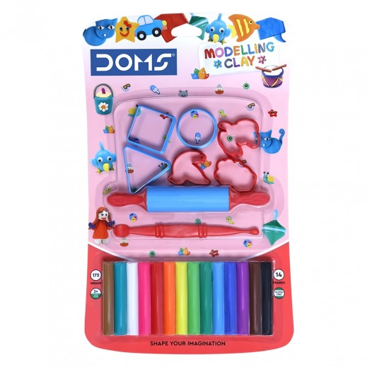 دومز - مجموعة طين للتشكيل 14 لونًا