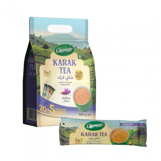 شيريستو شاي كرك سريع التحضير بالزعفران 25× 20 جم