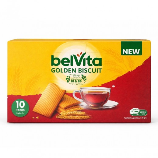 بيلفيتا بسكويت ذهبي 10 × 52 جم - يتم التوصيل بواسطة توصيل فاست