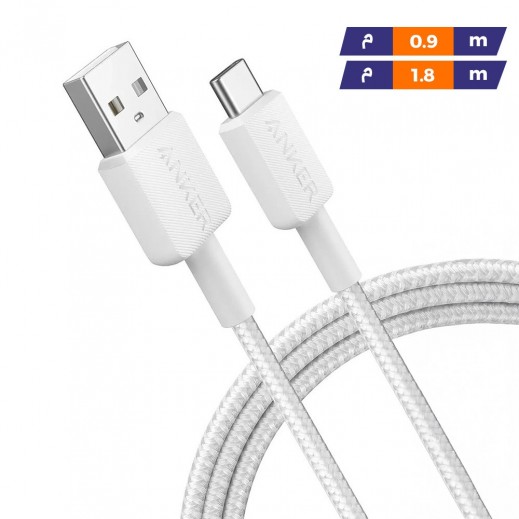 أنكر - كابل 322 المضفر USB-A إلى USB-C