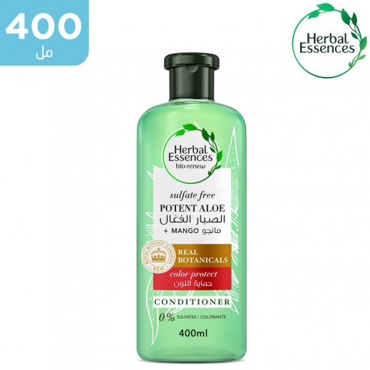 هيربل اسينسيز بلسم بخلاصة الصبار + مانجو للشعر الجاف 400 مل  - يتم التوصيل بواسطة توصيل فاست