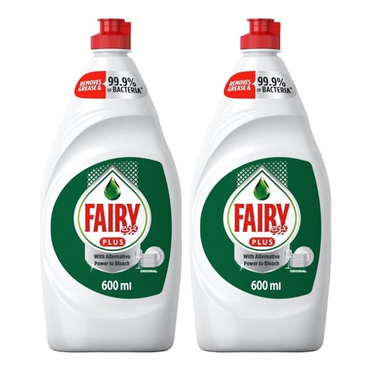 فيري - سائل بلس الأصلي لغسل الأطباق 2 × 600 مل