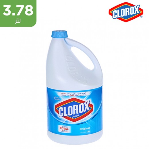 Clorox Original Disinfecting Bleach 3.78 L - يتم التوصيل بواسطة توصيل فاست