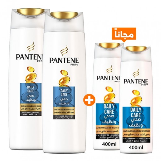 بانتين - شامبو للعناية اليومية 2×(700 + 400 مل) 
