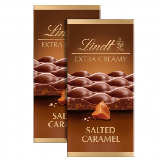 ليندت شوكولاتة بالكراميل المملح إكسترا كريمي 2 × 80 جم