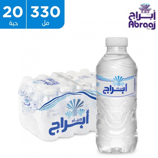 أبراج - مياه شرب نقية 20 × 330 مل - يتم التوصيل بواسطة توصيل فاست