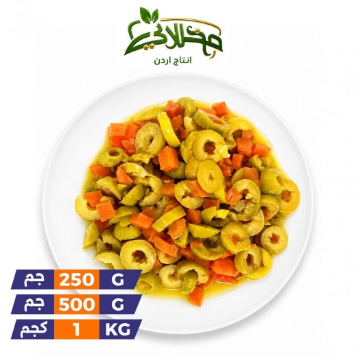 ﺳـﻠﻄﺔ زيتون أخضر سادة أردنية