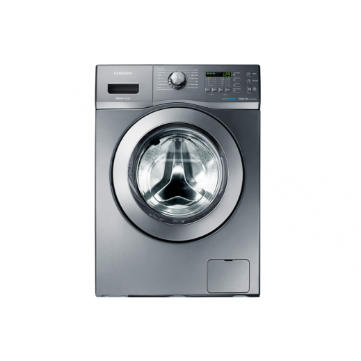 Samsung Front Loading Washing Machine 7 kg And Dryer 4 kg Silver