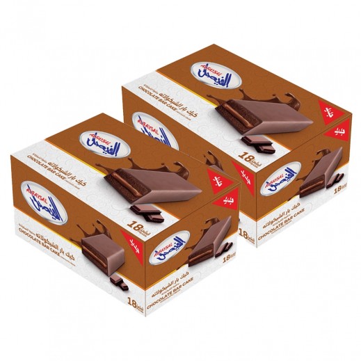 الفيصل - كيك مغطى بطبقات الشوكولاتة محشو بكريمة الشوكولاتة 36 حبة 2×630 جم