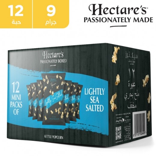 هيكترز - فشار منبثق بالهواء بنكهة ملح بحري مخفّف (12 × 9 جم) - يتم التوصيل بواسطة توصيل فاست