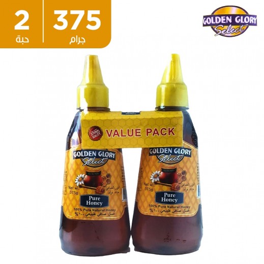 جولدن جلوري - عسل نقي 2 × 375 جم - يتم التوصيل بواسطة توصيل فاست