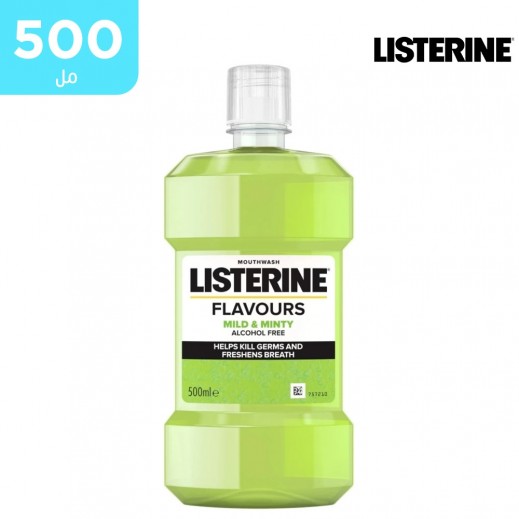 ليسترين - غسول فم معتدل بالنعناع (500 مل)