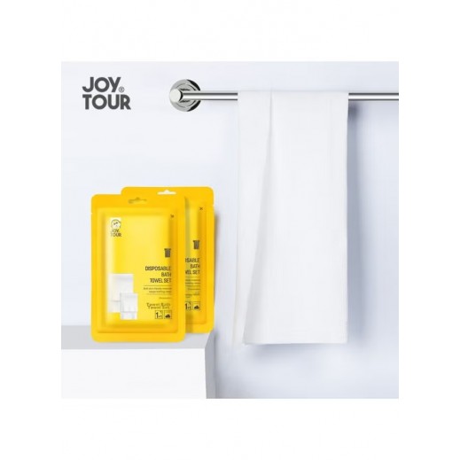 جوي تورمجموعة منشفات الاستحمام للاستخدام لمرة واحدة  - يتم التوصيل بواسطة توصيل فاست