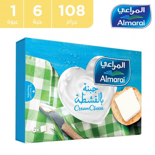 المراعي جبنة بالقشطة 6 قطع 108 جم - يتم التوصيل بواسطة توصيل فاست