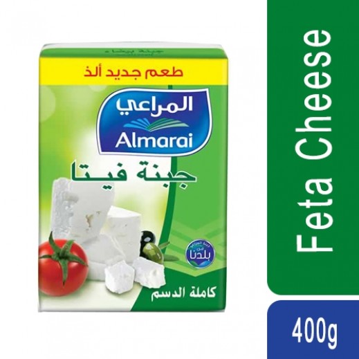 Almarai Full Cream Feta Cheese 400 g - يتم التوصيل بواسطة توصيل فاست