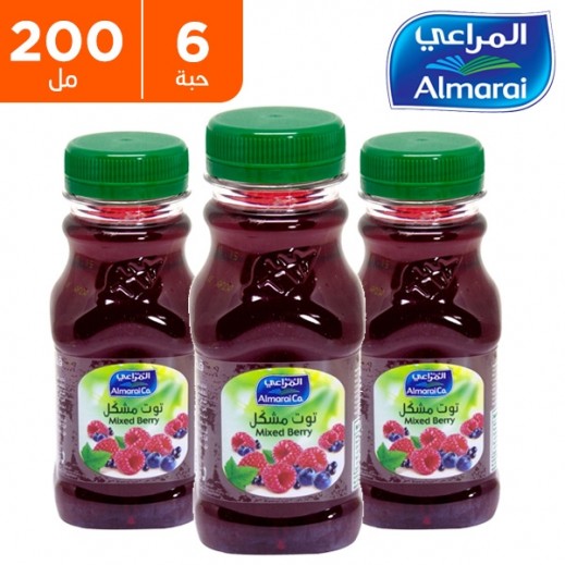 المراعي - عصير توت مشكل 6 × 200 مل  - يتم التوصيل بواسطة توصيل فاست