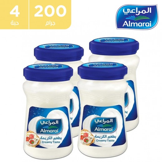 المراعي - جبنة كريم للدهن جرة زرقاء 200 جم (3+1 مجانًا)