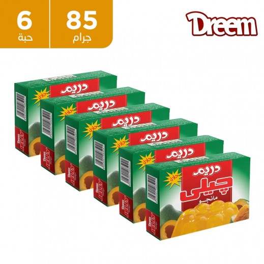 دريم جيلي باودر بنكهة المانجو 85 جم (4+2 مجاناً) - يتم التوصيل بواسطة توصيل فاست