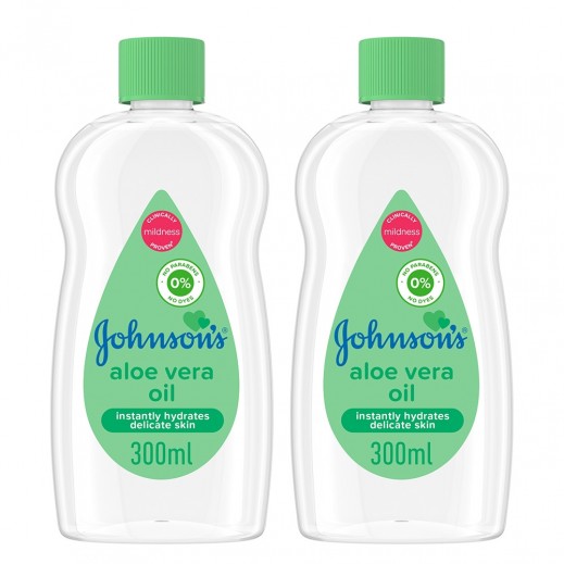 جونسون - زيت الصبار للأطفال 2 × 300 مل