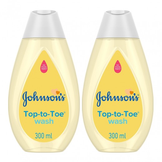 جونسون - غسول الأطفال من الرأس إلى القدمين 2 × 300 مل