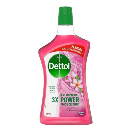 ديتول - منظف الأرضيات 3× باور المضاد للجراثيم برائحة الياسمين 900 مل