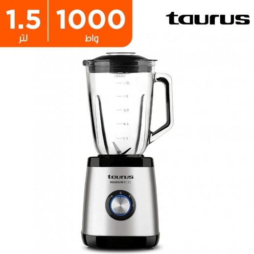 توروس - خلاط ماجنوم الزجاجي سعة 1.5 لتر وقدرة 1000 واط