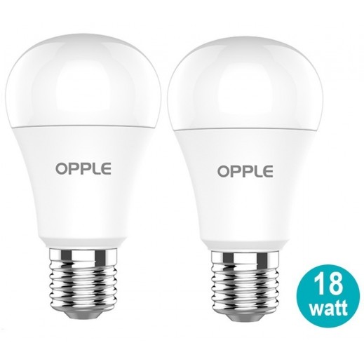 أوبل مصباح LED بقوة 18 واط أبيض وأصفر قطعتان
