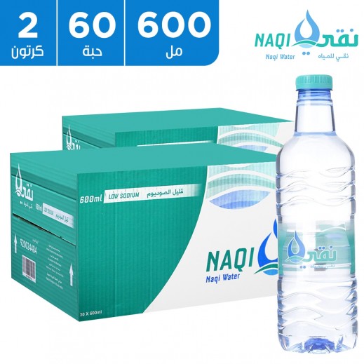نقى مياه شرب قليلة الصوديوم 60 × 600 مل