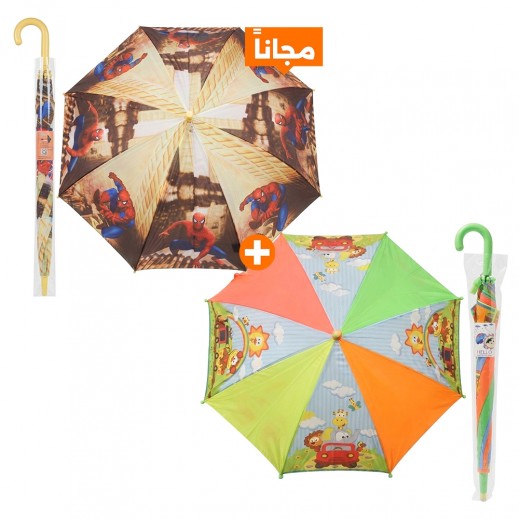 مظلات أطفال متنوعة (1+1مجانا)